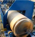 Gas cylinder through polishing machine