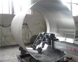 Double-tank polishing machine for intern