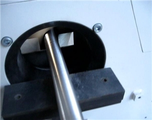 Pipe bending machine polishing