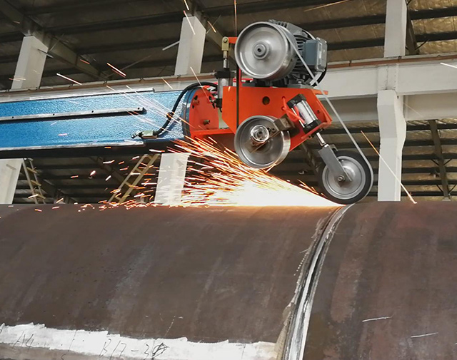 circumferential weld grinding